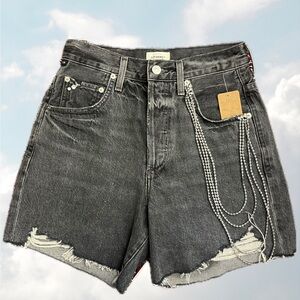 Size 24 *Upcycled CITIZENS OF HUMANITY Denim Cutoff Shorts